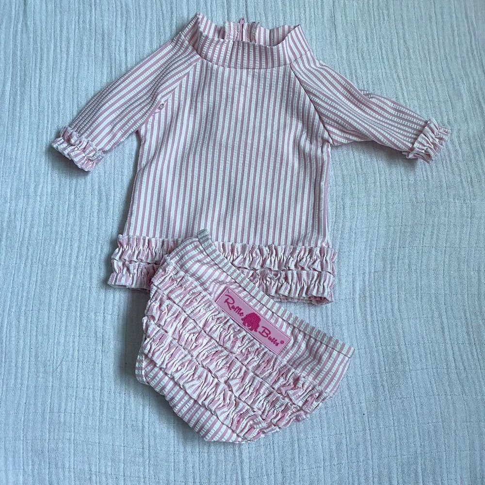 RuffleButts 2pc Bathing Suit